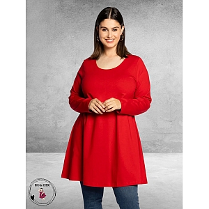 YOEK Shirt Wide Bottom Rood